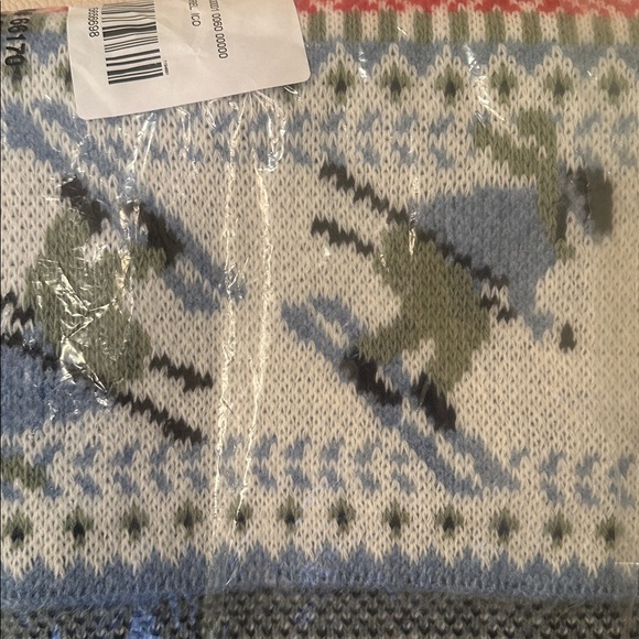 Anthropologie NWT Ski Fair-isle Winter Scarf Winter Icon GORGEOUS - Picture 5 of 6